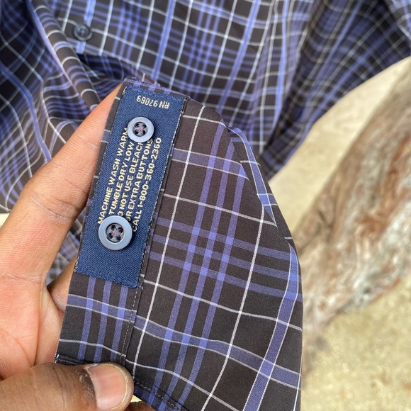 NW Scott Baker ๐ฏ cotton dress shirt ๐ Sz M - Picture 7 of 8